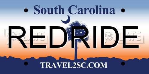 REDRIDE South Carolina License Plate