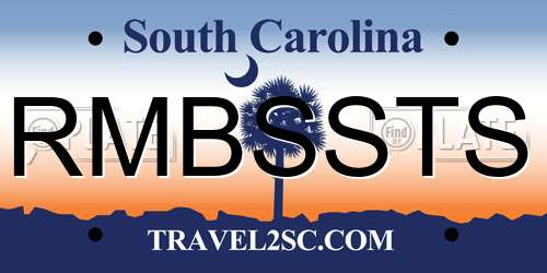 RMBSSTS South Carolina License Plate