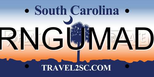 RNGUMAD South Carolina License Plate