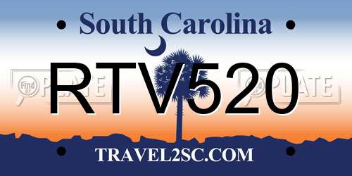 RTV520 South Carolina License Plate