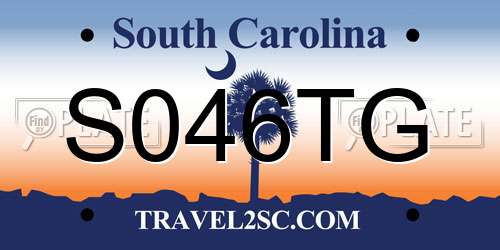 S046TG South Carolina License Plate