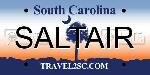 SALTAIR South Carolina License Plate