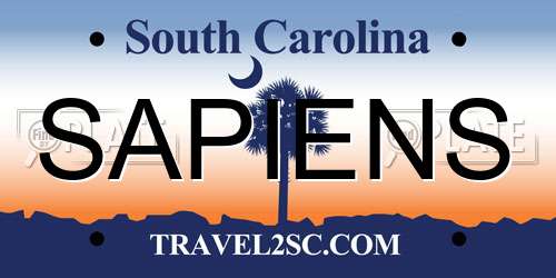 SAPIENS South Carolina License Plate