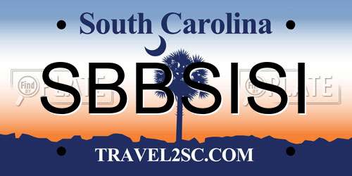 SBBSISI South Carolina License Plate