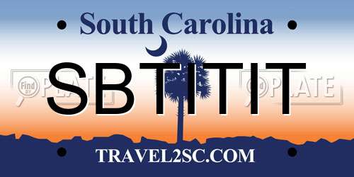 SBTITIT South Carolina License Plate