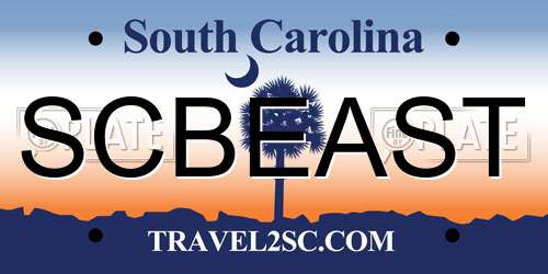 SCBEAST South Carolina License Plate