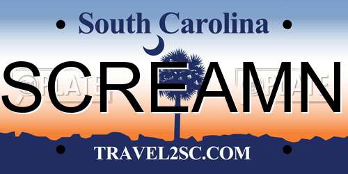 SCREAMN South Carolina License Plate
