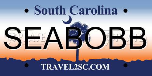 SEABOBB South Carolina License Plate