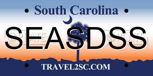 SEASDSS South Carolina License Plate