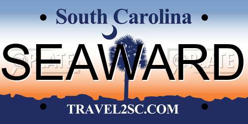SEAWARD South Carolina License Plate