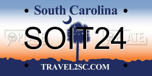 SOIT24 South Carolina License Plate