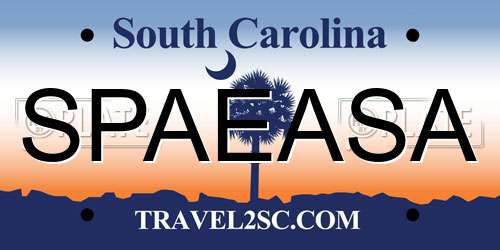 SPAEASA South Carolina License Plate