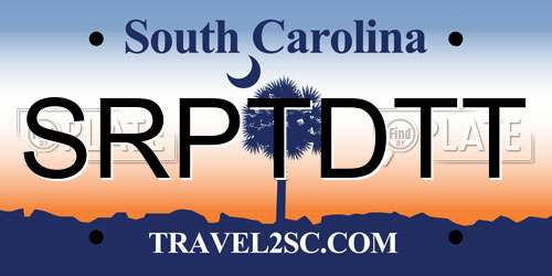 SRPTDTT South Carolina License Plate