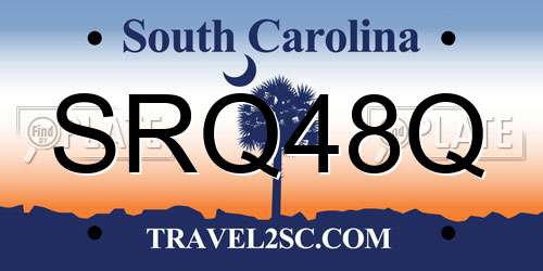 SRQ48Q South Carolina License Plate