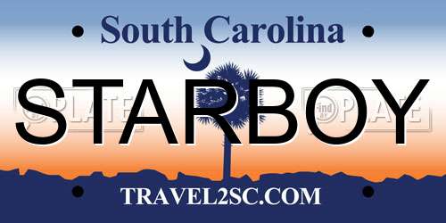 STARBOY South Carolina License Plate