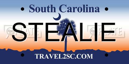 STEALIE South Carolina License Plate