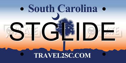 STGLIDE South Carolina License Plate