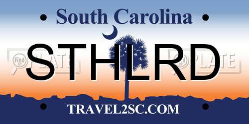 STHLRD South Carolina License Plate