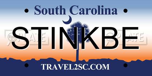 STINKBE South Carolina License Plate