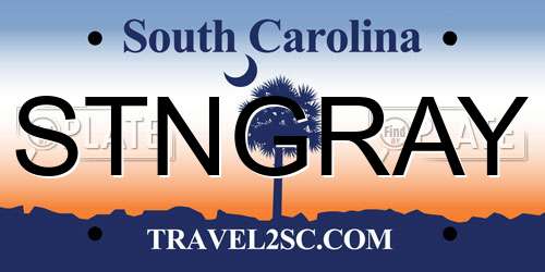 STNGRAY South Carolina License Plate