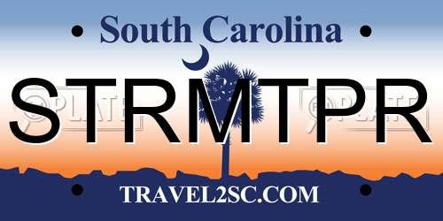 STRMTPR South Carolina License Plate