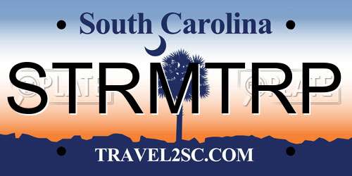 STRMTRP South Carolina License Plate