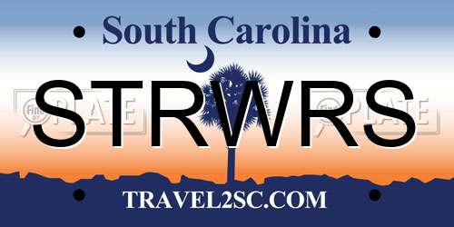 STRWRS South Carolina License Plate