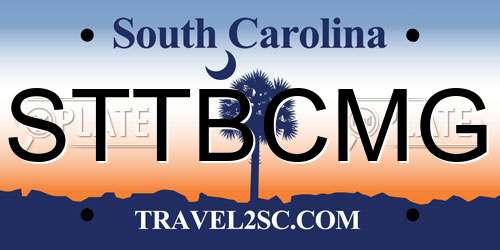 STTBCMG South Carolina License Plate