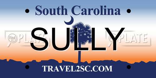 SULLY South Carolina License Plate