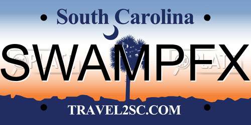 SWAMPFX South Carolina License Plate