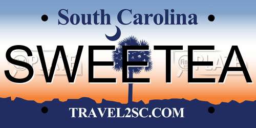 SWEETEA South Carolina License Plate