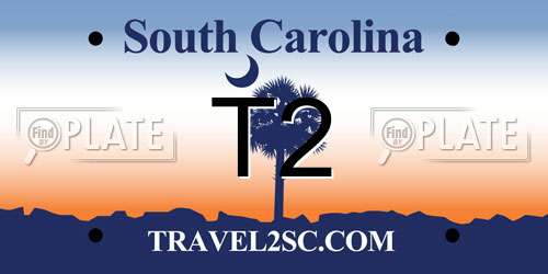 T2 South Carolina License Plate