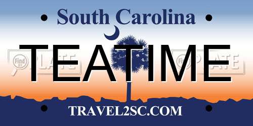 TEATIME South Carolina License Plate