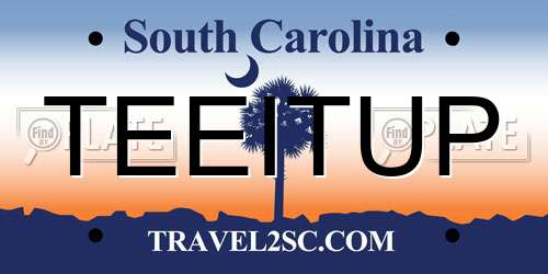 TEEITUP South Carolina License Plate