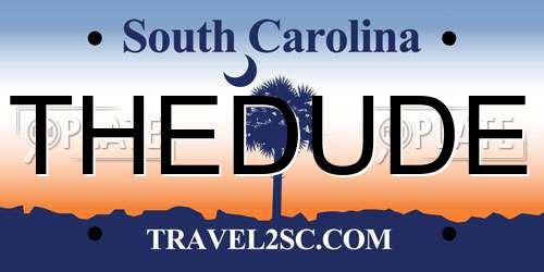 THEDUDE South Carolina License Plate