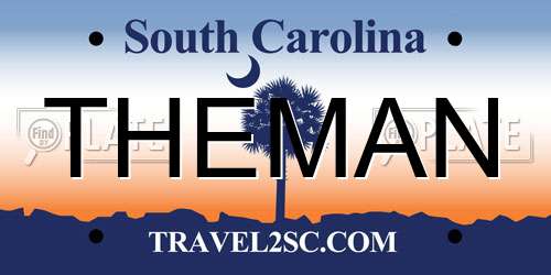 THEMAN South Carolina License Plate