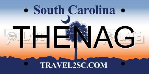 THENAG South Carolina License Plate