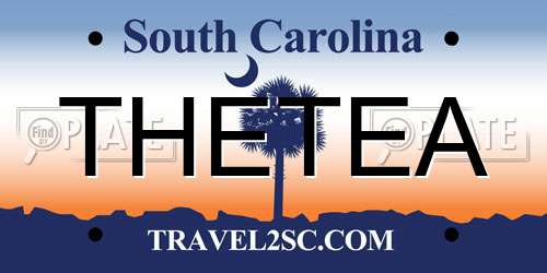 THETEA South Carolina License Plate
