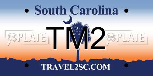 TM2 South Carolina License Plate