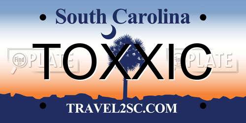 TOXXIC South Carolina License Plate