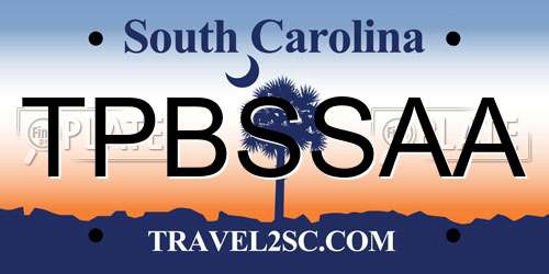 TPBSSAA South Carolina License Plate