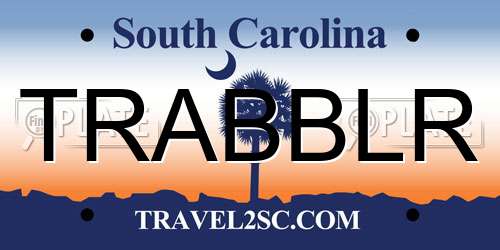 TRABBLR South Carolina License Plate