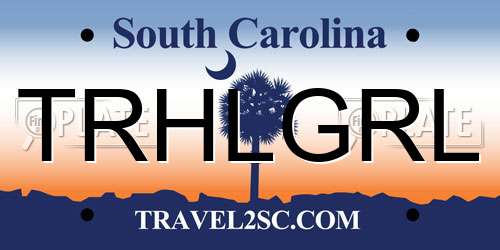 TRHLGRL South Carolina License Plate