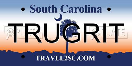 TRUGRIT South Carolina License Plate