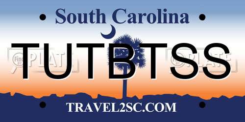 TUTBTSS South Carolina License Plate