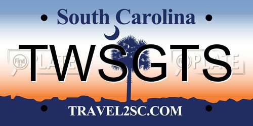 TWSGTS South Carolina License Plate