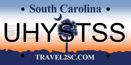 UHYSTSS South Carolina License Plate