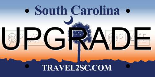 UPGRADE South Carolina License Plate