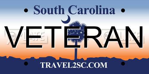 VETERAN South Carolina License Plate