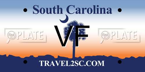 VF South Carolina License Plate